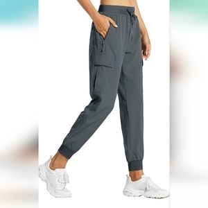 Libin Women's Cargo Joggers Lightweight Quick Dry Hiking Pants Athletic Size XL
